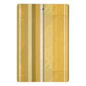 Candy Yellow Stripes Mini Klemmbrett (Rückseite)