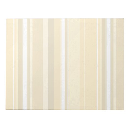 Candy Yellow Stripes Notizblock (Vorderseite)