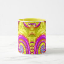 CANDY ~ Zany 3D ~ Lila rosa Gelb