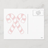 Candycane-chan Weihnachten Postkarte (Rückseite)