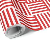 Candycane Christmas Weave Geschenkpapier (Rolleneckpunkt)