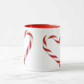 Candycane Herz-Feiertags-Tasse Tasse (Zentrum)