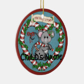 CandyCane Maus Keramikornament (Rechts)