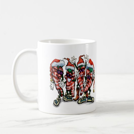 CandyCane-Paprikaschoten Kaffeetasse (Links)