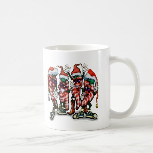 CandyCane-Paprikaschoten Kaffeetasse (Rechts)