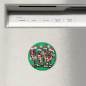 CandyCane-Paprikaschoten Magnet (In Situ (Geschirrspüler))