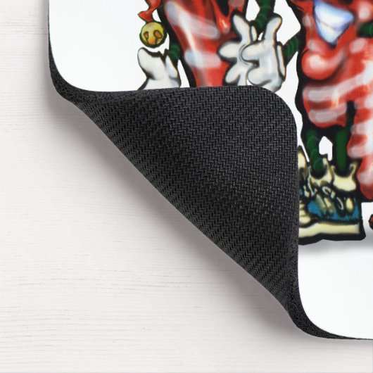 CandyCane-Paprikaschoten Mousepad (Ecke)