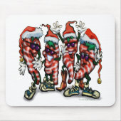 CandyCane-Paprikaschoten Mousepad (Vorne)