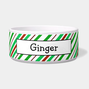 Candycane Pfefferminz-personalisierte Napf