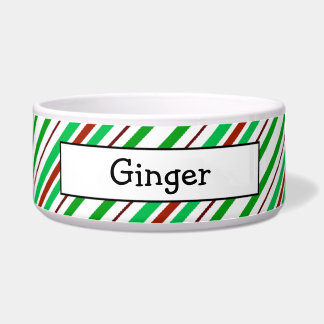 Candycane Pfefferminz-personalisierte Napf