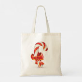 Candycane Tote Bag Tragetasche (Rückseite)