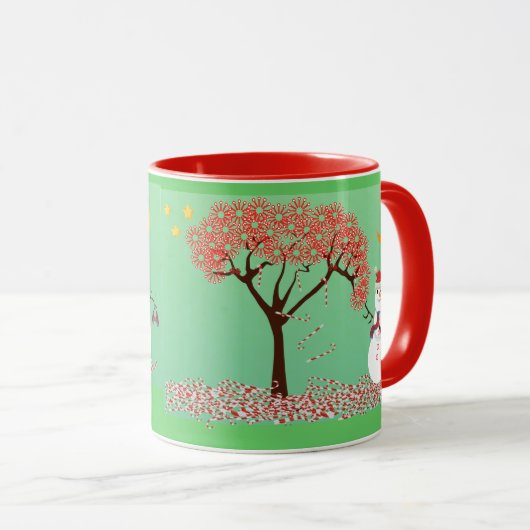 Candycane Tree Tasse (VorderseiteRechts)
