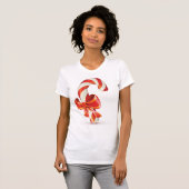 Candycane Womens T - Shirt (Vorne ganz)