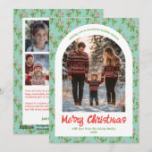 Candycanes Bows Niedliche Weihnachten Custom Arch  (Vorne/Hinten)