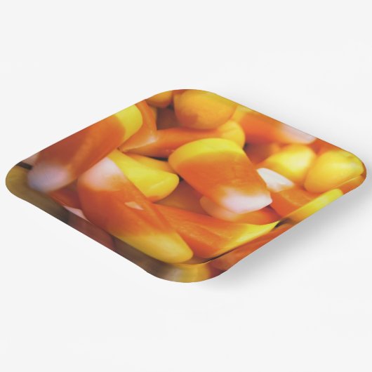 Candycorn Pappteller (Gewinkelt)