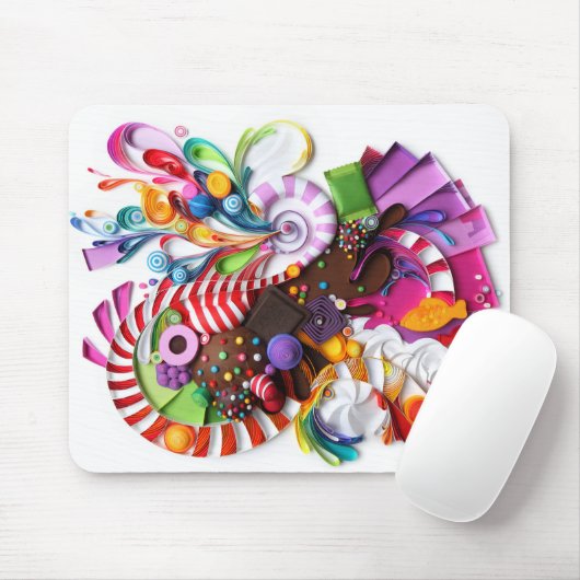 CandyCrush inspirierte mousepad (Mit Mouse)