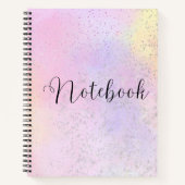 Candyfloss SpiralNotebook Notizblock (Vorderseite)