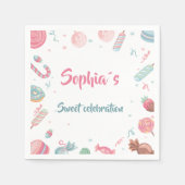 Candykand Servietten Sweet Pastel Colors (Vorderseite)