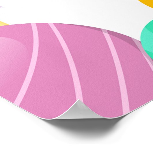 Candyland Backdrop Candyland Theme Hintergrund Poster (Ecke)