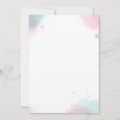 Candyland Bat Mitzvah Einladung (Rückseite)