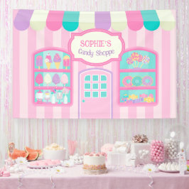 Candyland Birthday Decorations Candy Shop Banner