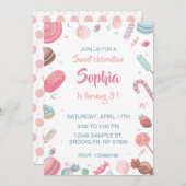 Candyland Birthday Einladung Party Einladung (Vorne/Hinten)