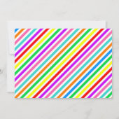 Candyland Candy Thema Geburtstag Einladung (Rückseite)