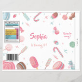 Candyland Chips Bag Wrapper Gastgeschenk Bag Flyer (Vorne)