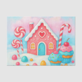 Candyland Christmas Decoupage Tissue Paper Seidenpapier