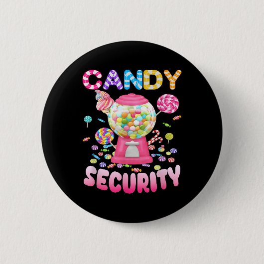 Candyland Costume Kindermädchen Erwachsene Button (Vorderseite)