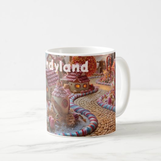 Candyland Fantasy Kaffeetasse (VorderseiteRechts)