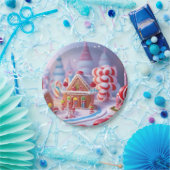 Candyland/Fantasy Town/Candy/Paper Plate Pappteller (Party)