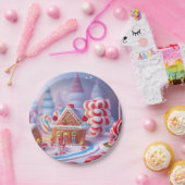 Candyland/Fantasy Town/Candy/Paper Plate Pappteller (Party)