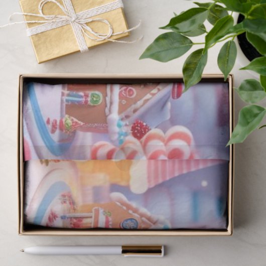 Candyland/Fantasy Town Seidenpapier (Geschenk)