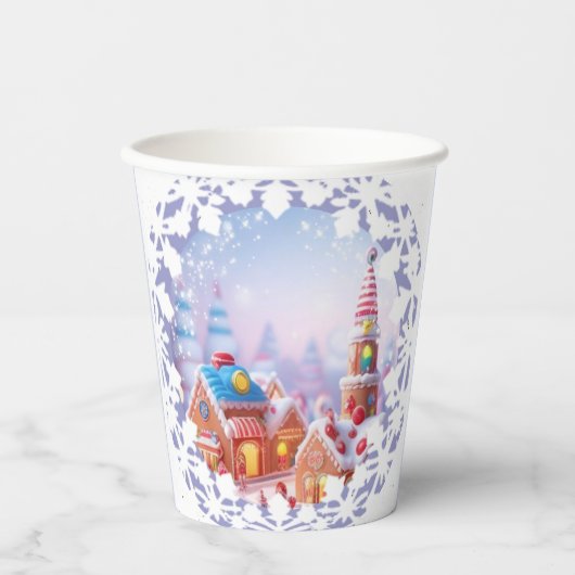 Candyland/Fantasy Town/Wreath/Paper Cup Pappbecher (Vorderseite)