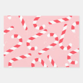 Candyland farbenfrohe Muster Geschenkpapier Set (Vorderseite)