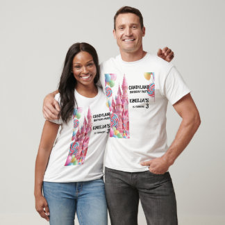 Candyland Geburtstag Eltern individuell T-Shirt