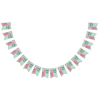 Candyland-Geburtstagsgirlande-Banner Wimpelkette