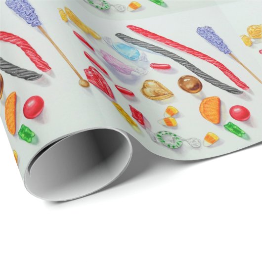 Candyland Geschenkpapier (Rolleneckpunkt)