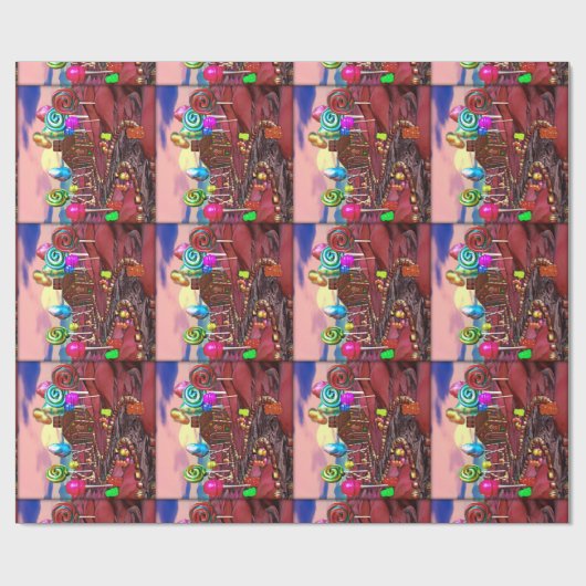 Candyland Geschenkpapier (Flach)