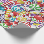 Candyland-Geschenkpapier Geschenkpapier (Ecke)