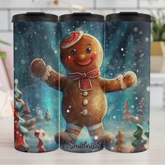 Candyland Gingerbread Delight Thermosbecher
