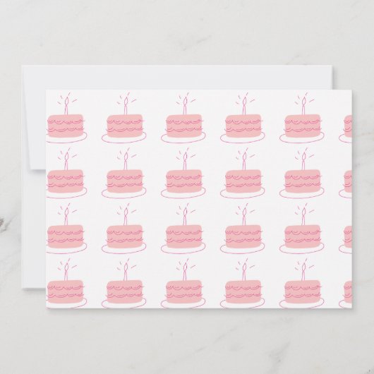 Candyland Kindergeburtstag Geschenkgutschrift Dankeskarte (Rückseite)