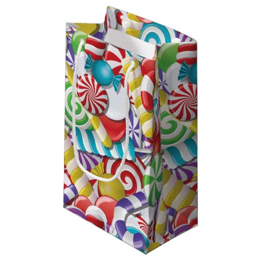 Candyland Large Gift Bag Kleine Geschenktüte (Vorderseite Schrägansicht)