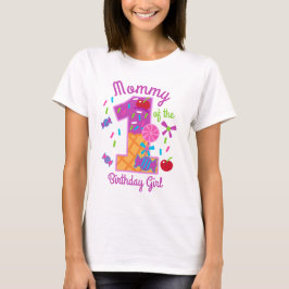 Candyland Mommy of the First Birthday Lollipop T-Shirt