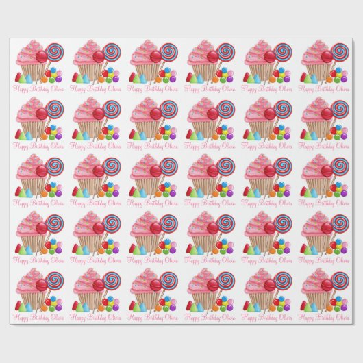 Candyland Packpapier (Flach)