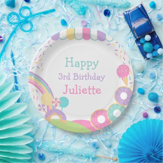 Candyland Pappteller (Party)