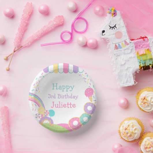 Candyland Pappteller (Party)