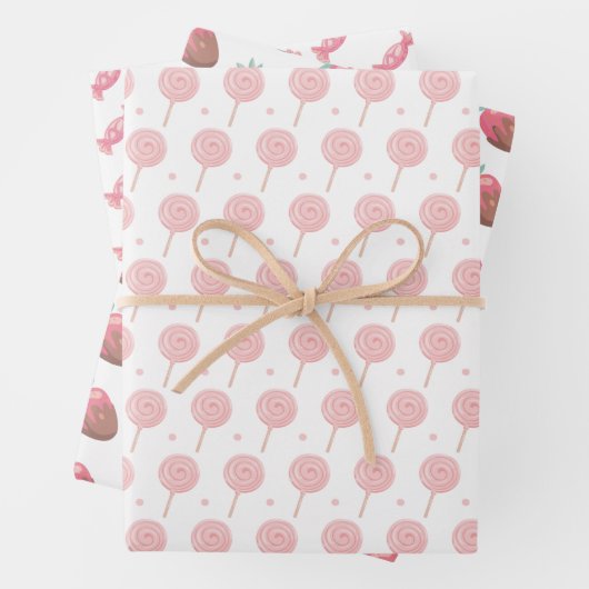 Candyland Party Geschenkpapier Set (Beispiel)