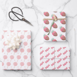 Candyland Party Geschenkpapier Set